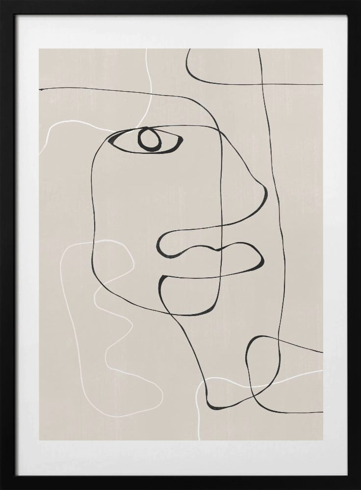 Line Expression - Art Print by THE MIUUS STUDIO