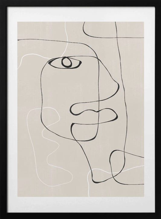 Line Expression - Art Print by THE MIUUS STUDIO