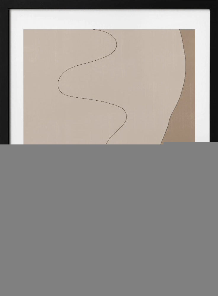 Curves of Serenity - Art Print by THE MIUUS STUDIO