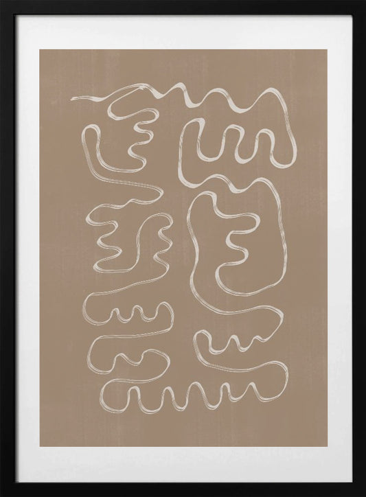 Curvy Whispers - Art Print by THE MIUUS STUDIO