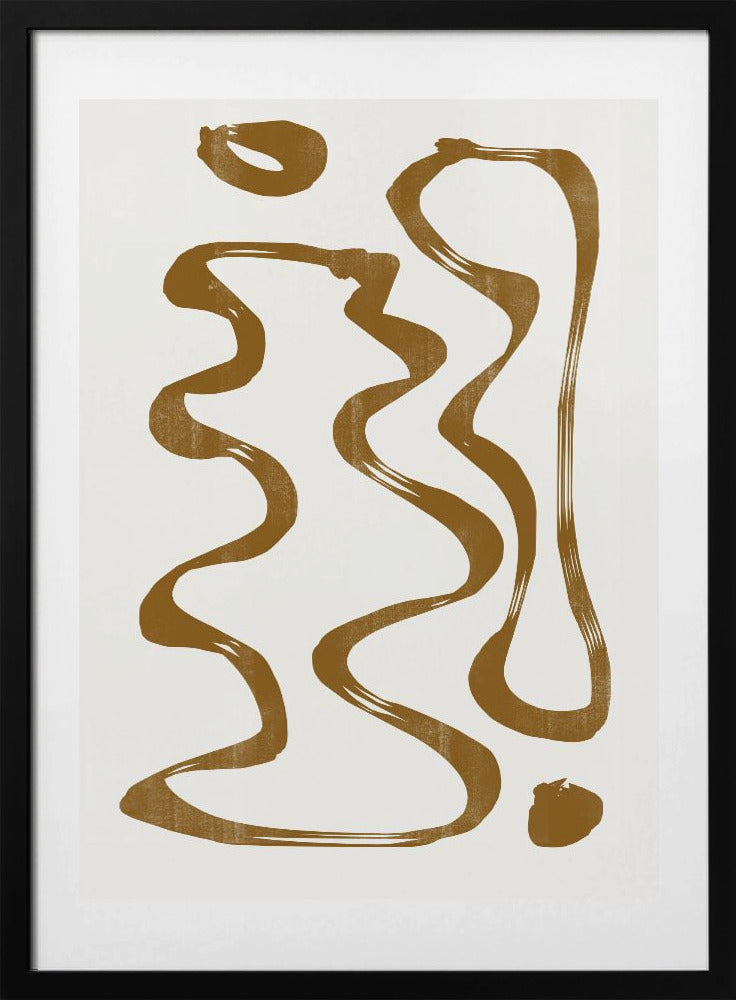 Curves and Lines - Art Print by THE MIUUS STUDIO