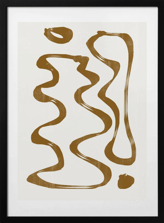 Curves and Lines - Art Print by THE MIUUS STUDIO