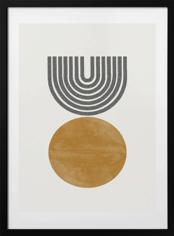 Geometric Harmony - Art Print by THE MIUUS STUDIO