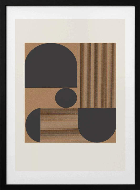 Geometric Harmony - Art Print by THE MIUUS STUDIO