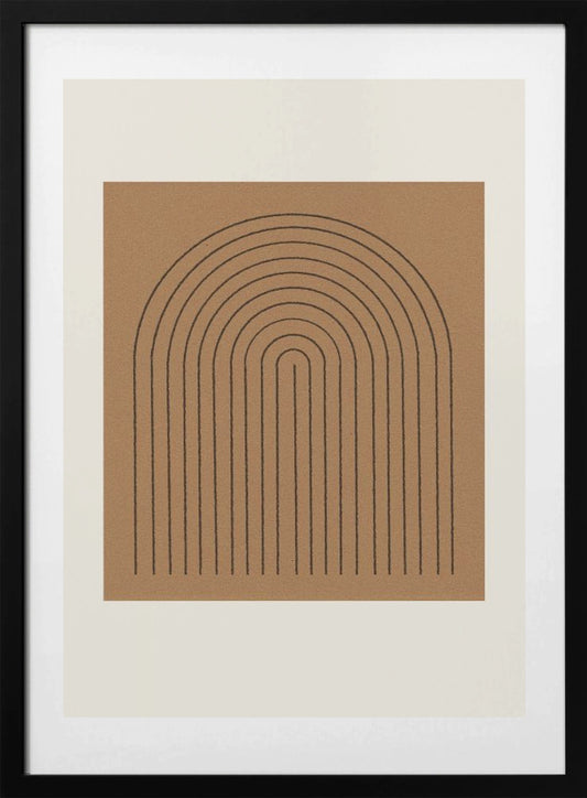 Concentric Harmony - Art Print by THE MIUUS STUDIO