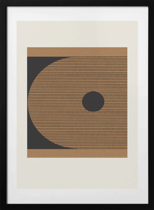 Geometric Eclipse - Art Print by THE MIUUS STUDIO