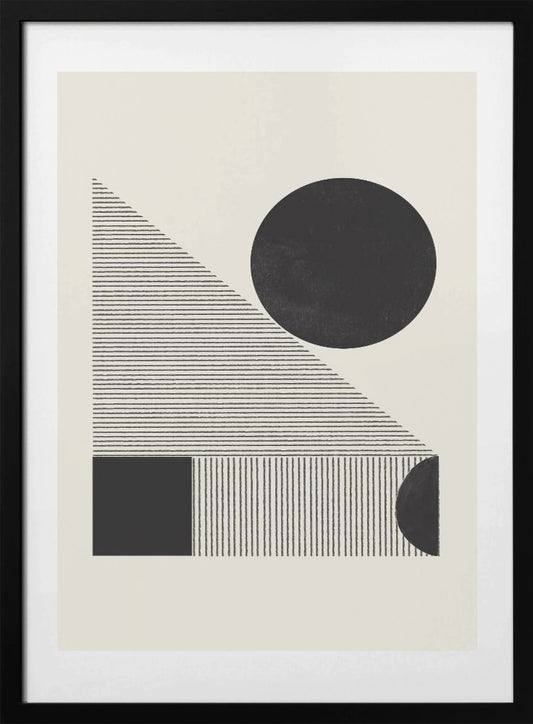 Geometric Harmony - Art Print by THE MIUUS STUDIO