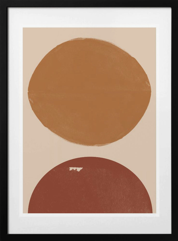 Dual Circles Harmony - Art Print by THE MIUUS STUDIO