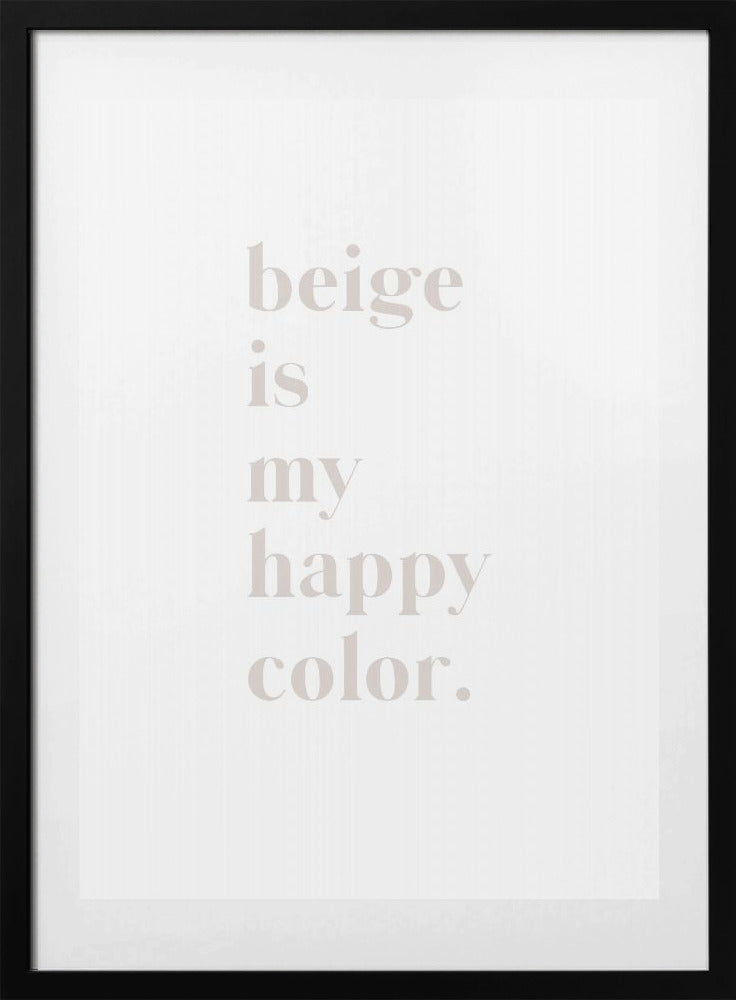 Beige Bliss - Art Print by uplusmestudio