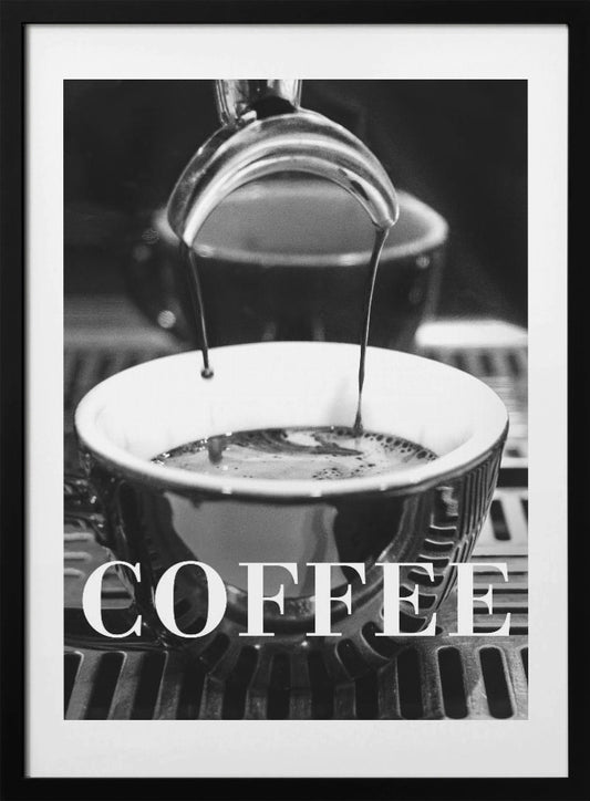 Coffee Text 2 - Art Print by Pictufy Studio III