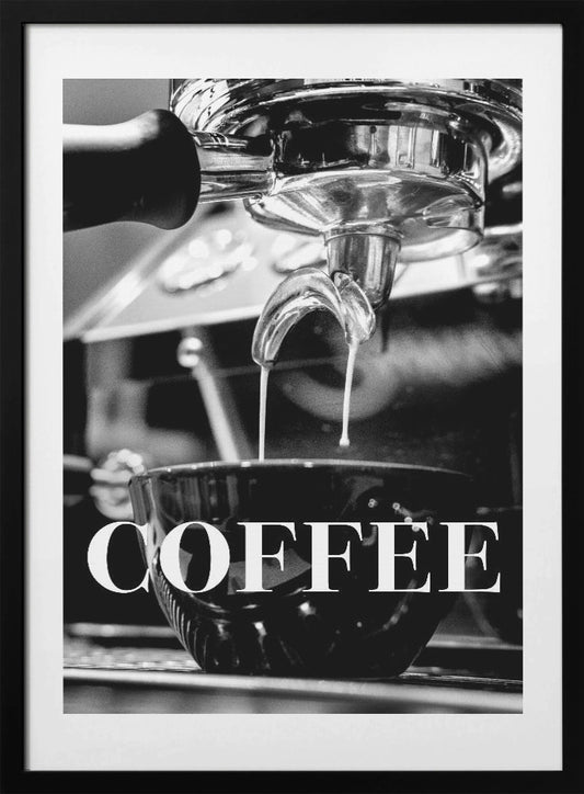 Coffee Text - Art Print by Pictufy Studio III