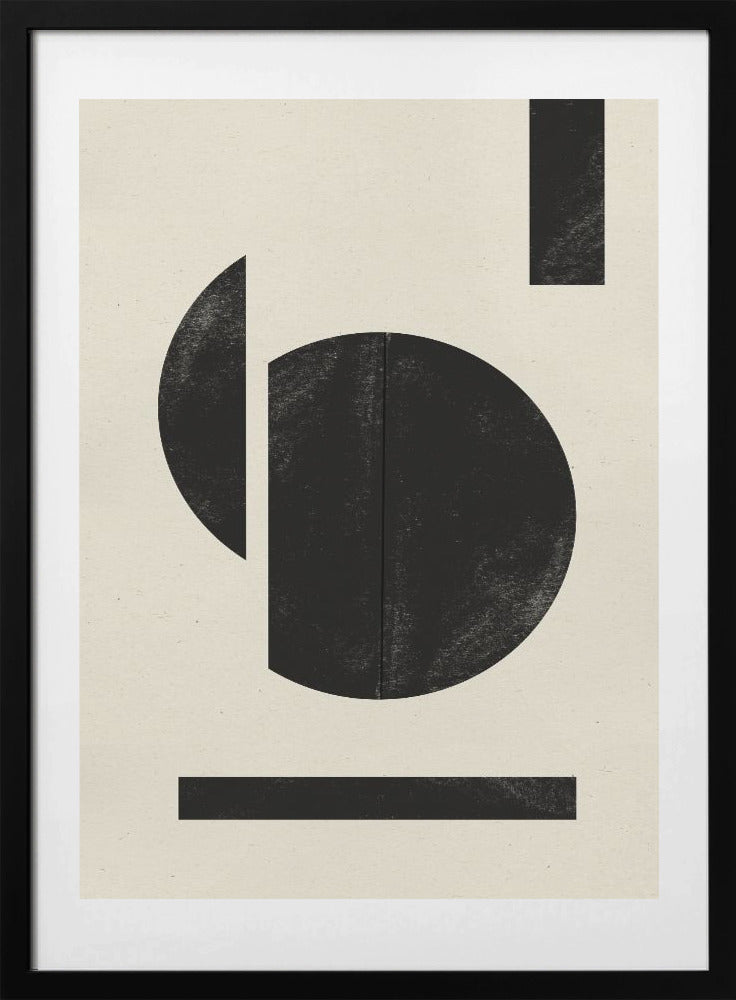 Geometric Contrast - Art Print by THE MIUUS STUDIO