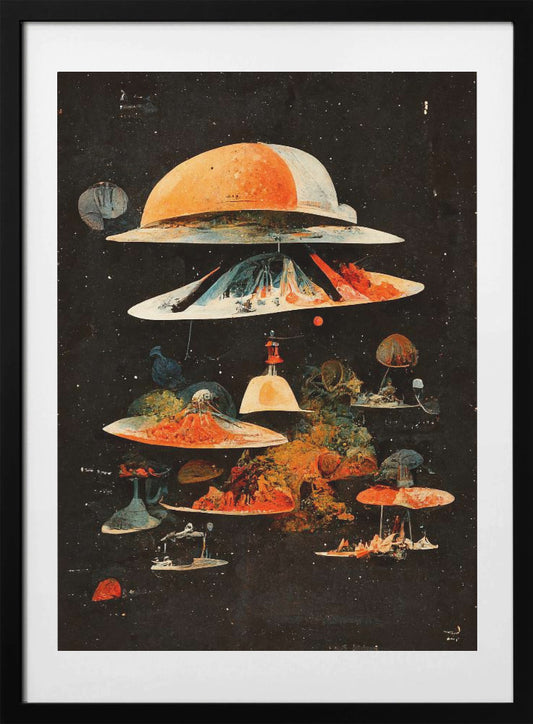 Celestial Layers - Art Print by Treechild