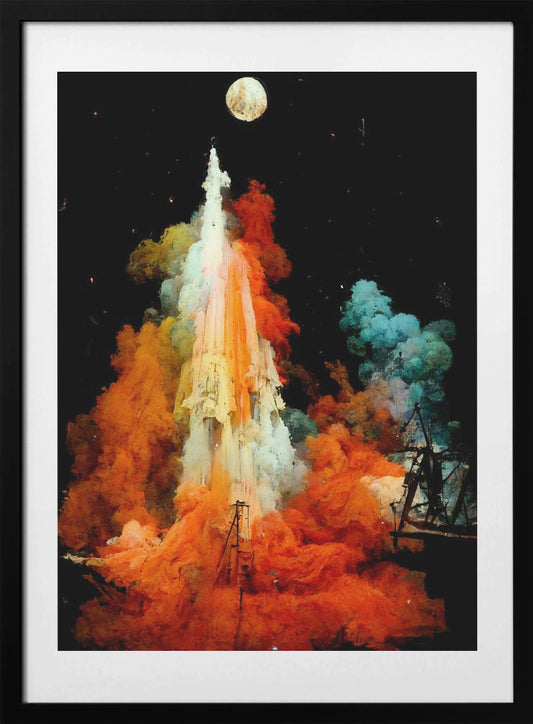 The Launch - Art Print by Treechild