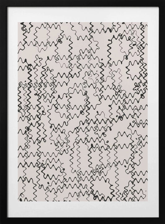 Zigzag Whirlwind - Art Print by Treechild