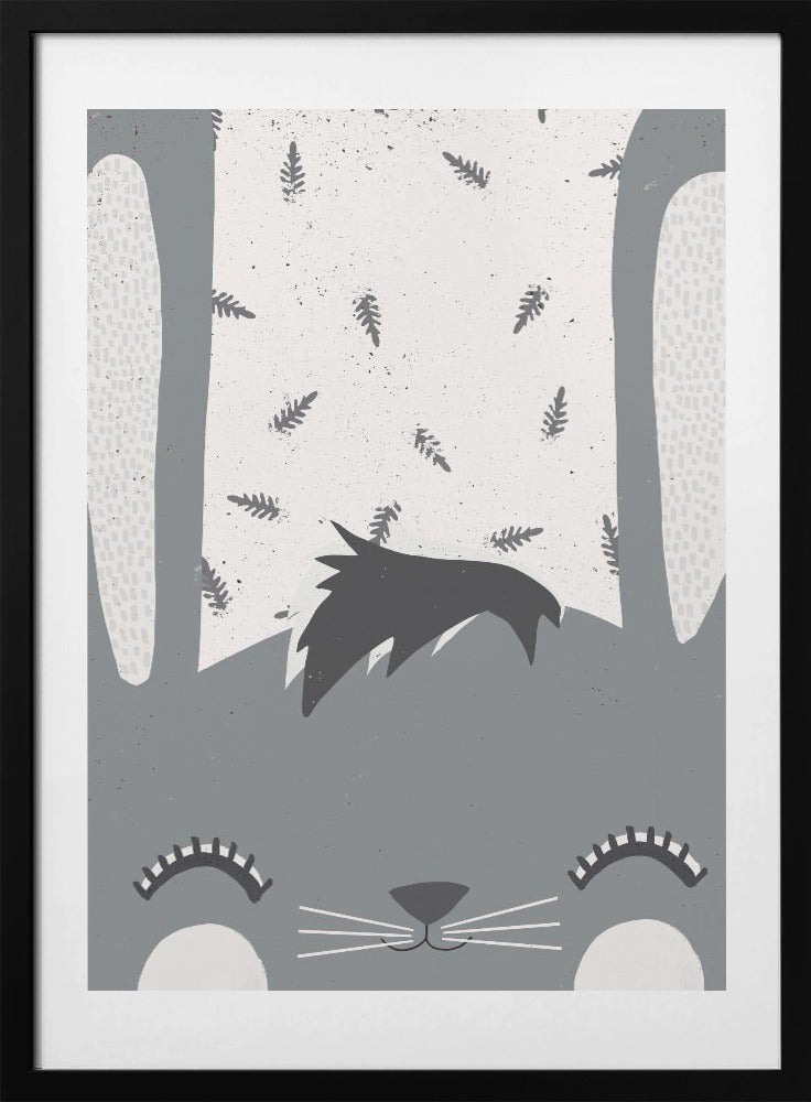Whiskered Serenity - Art Print by Treechild