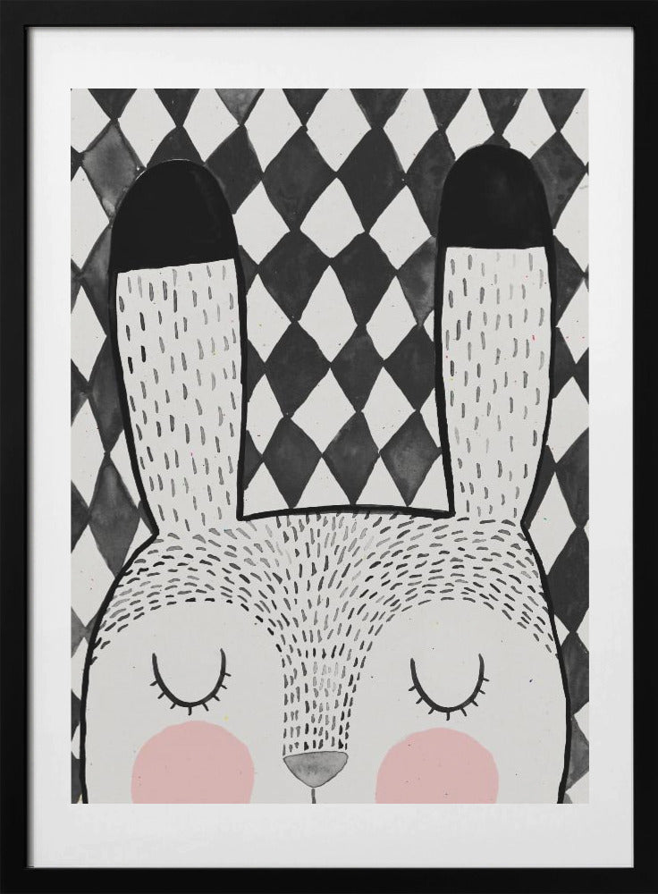 Dreaming Bunny - Art Print by Treechild
