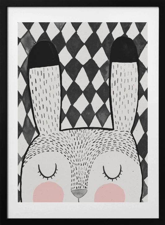 Dreaming Bunny - Art Print by Treechild