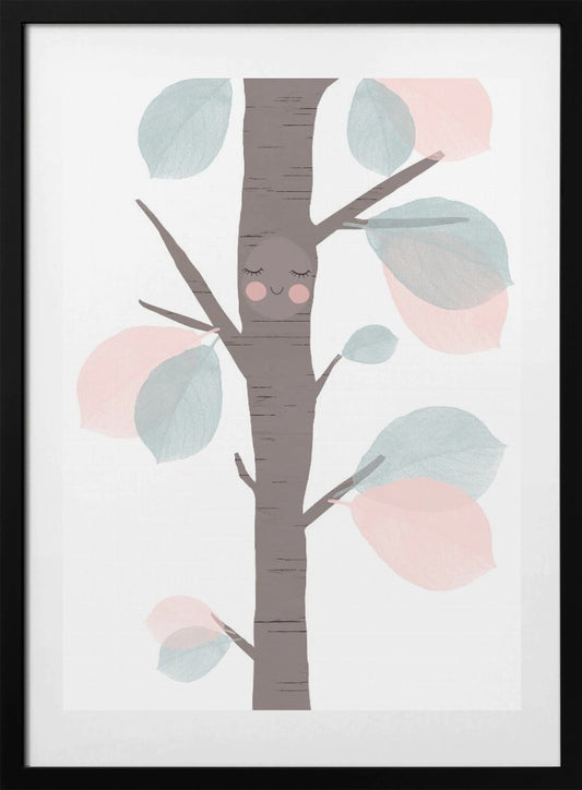 Whimsical Tree Hug - Art Print by Treechild