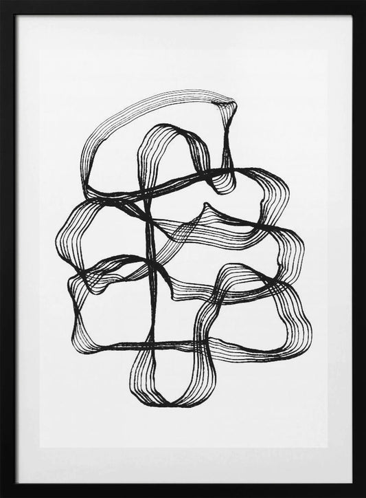 Flowing Strings - Art Print by Treechild