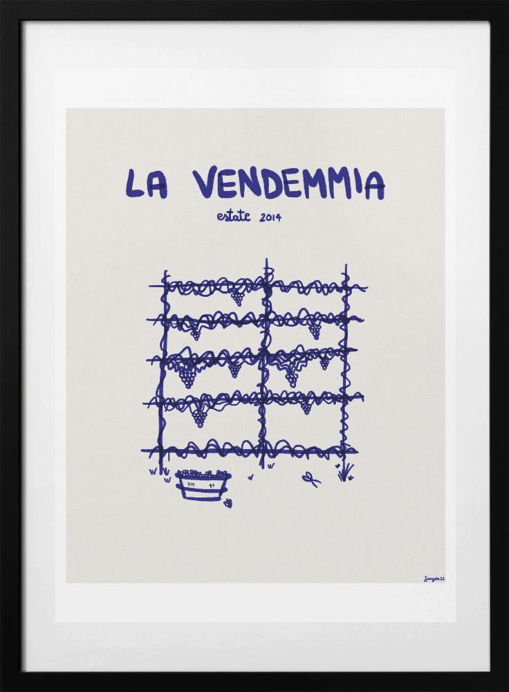 La vendemmia - Art Print by Giulia Mora
