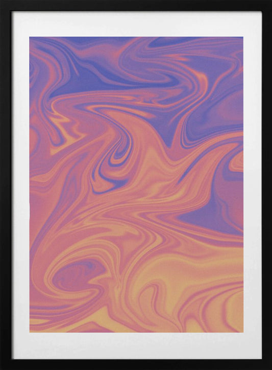 Whirl of Sunset - Art Print by THE MIUUS STUDIO