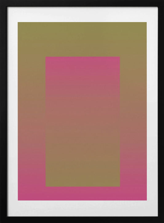 Bold Pink Portal - Art Print by THE MIUUS STUDIO