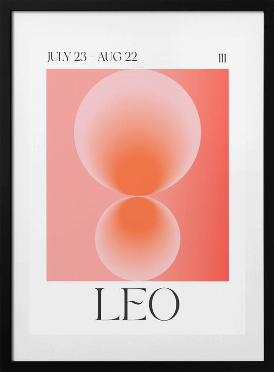 Celestial Leo Glow - Art Print by Valeria Castillo