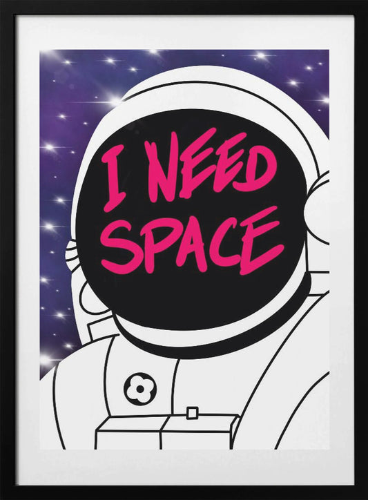 I need spece - Art Print by Tomas Härstedt