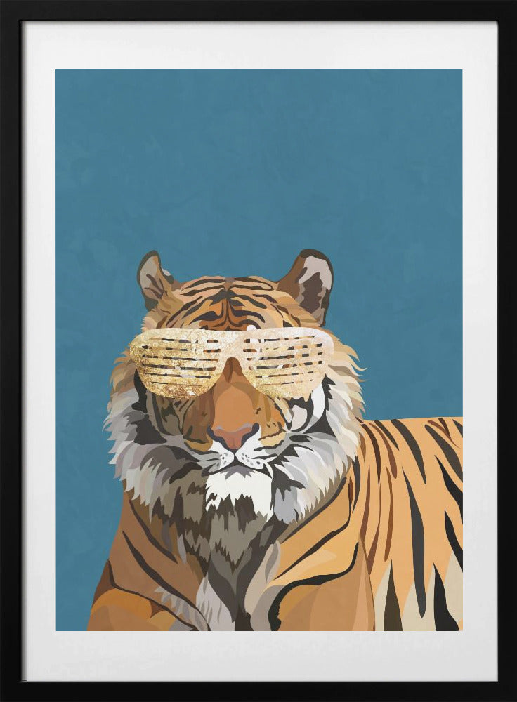 Hip Hop Tiger - Art Print by Sarah Manovski