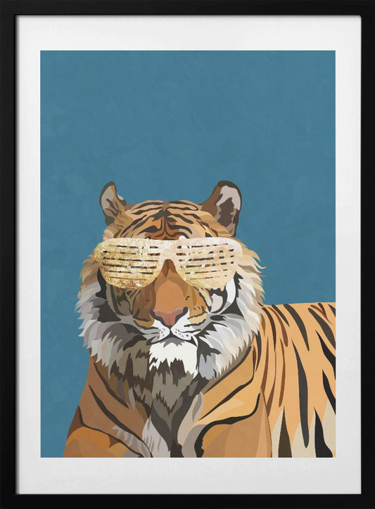 Hip Hop Tiger - Art Print by Sarah Manovski