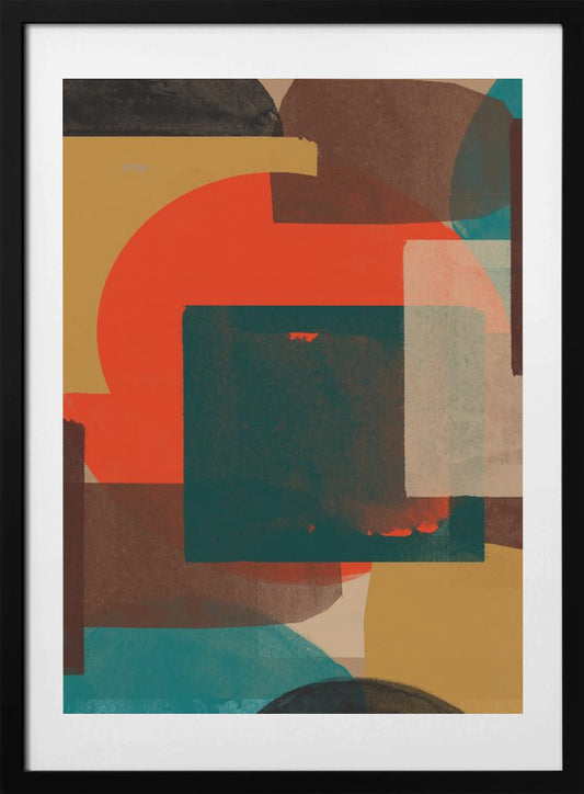 Shapes in Harmony - Art Print by THE MIUUS STUDIO