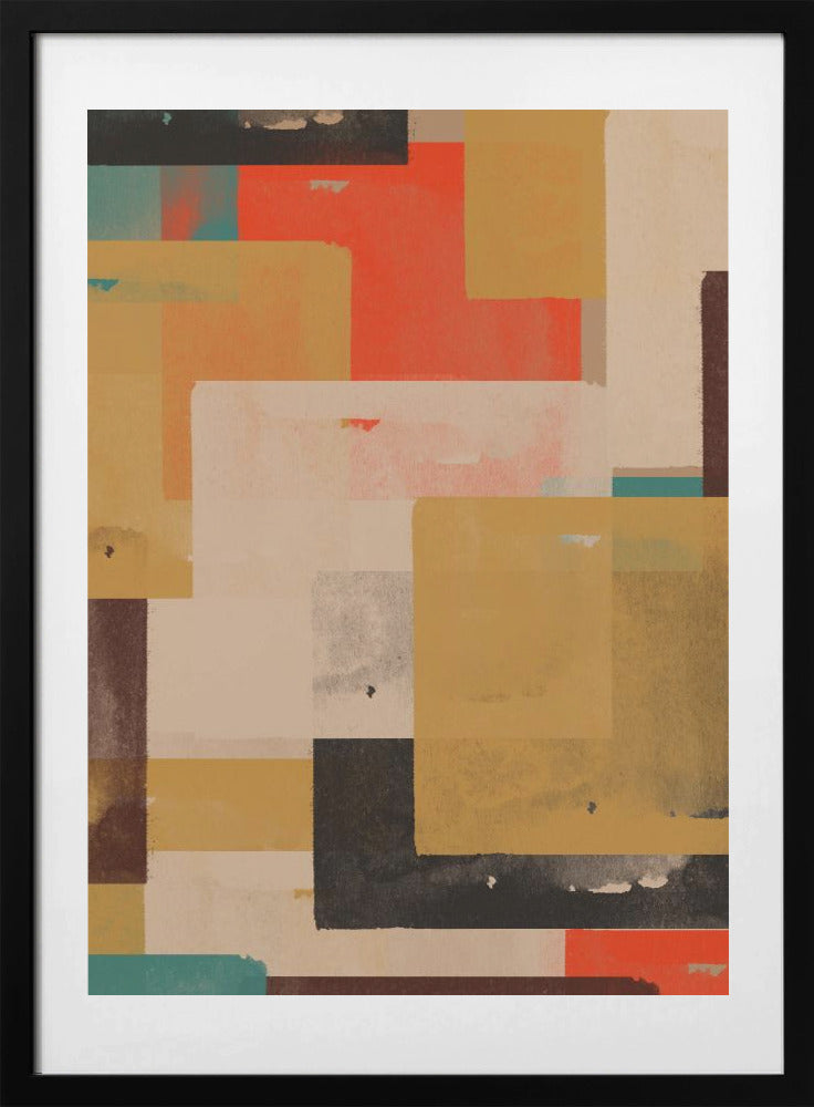 Layered Vibrance - Art Print by THE MIUUS STUDIO