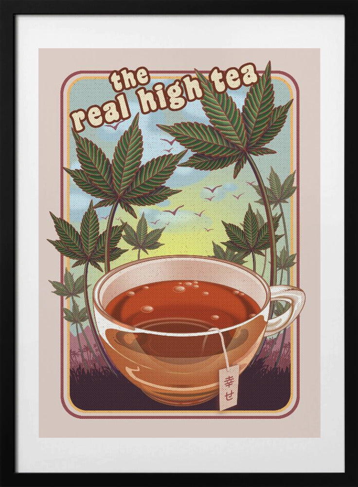 THE REAL HIGH TEA - Art Print by Adam Lawless
