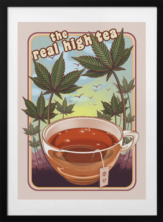 THE REAL HIGH TEA - Art Print by Adam Lawless