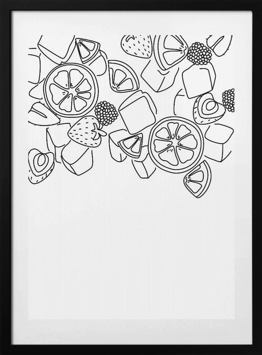 Sangria - Art Print by Rosana Laiz Blursbyai