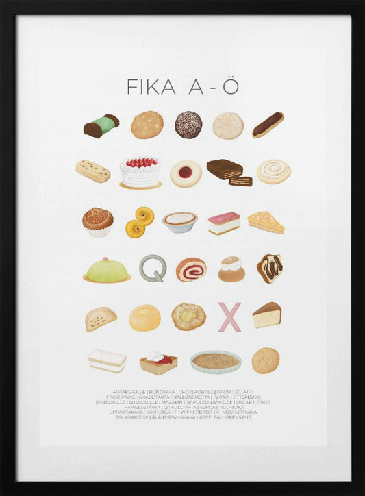 FIKA A-Ö - Art Print by Aminah Eleonora