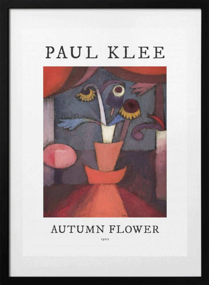 Autumn Flower 1922 - Art Print by Paul Klee