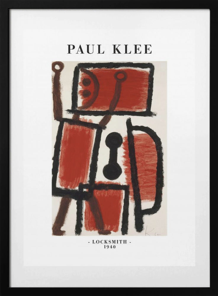 Locksmith 1940 - Art Print by Paul Klee