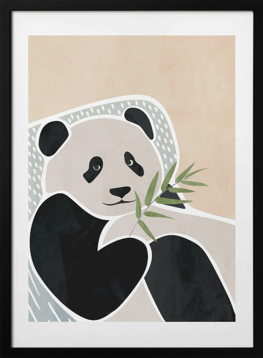 Scandi Pantha Children's Art - Art Print by Sarah Manovski