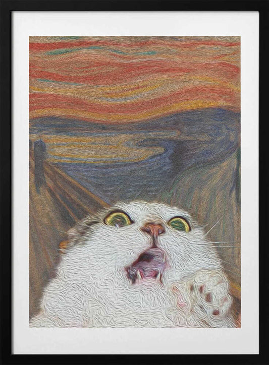 The Meow 01 - Art Print by Artelele