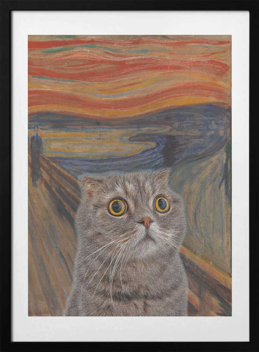 The Meow 03 - Art Print by Artelele