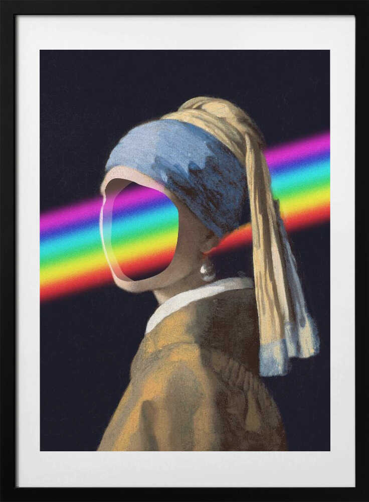 Rainbow Portrait - Art Print by Artelele