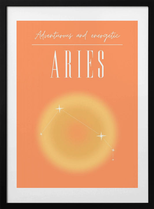 Aries Zodiac Print Art - Art Print by Amélie