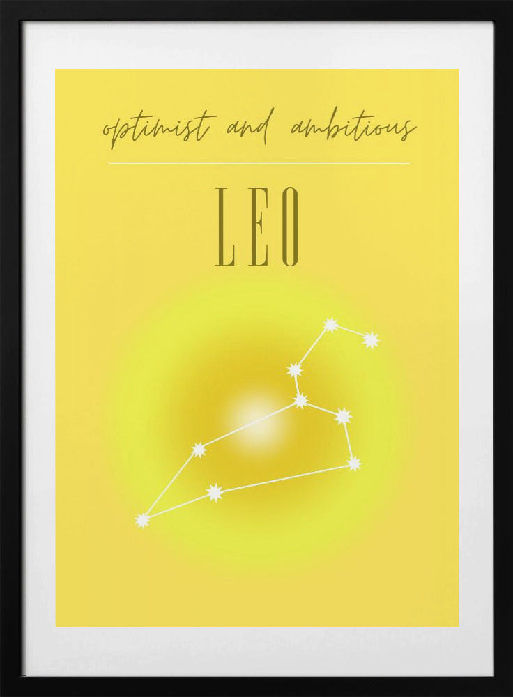 Leo Zodiac Print Art - Art Print by Amélie