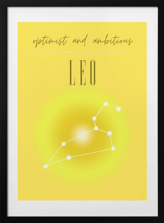 Leo Zodiac Print Art - Art Print by Amélie