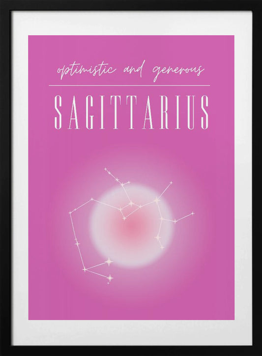 Sagittarius Zodiac Print Art - Art Print by Amélie