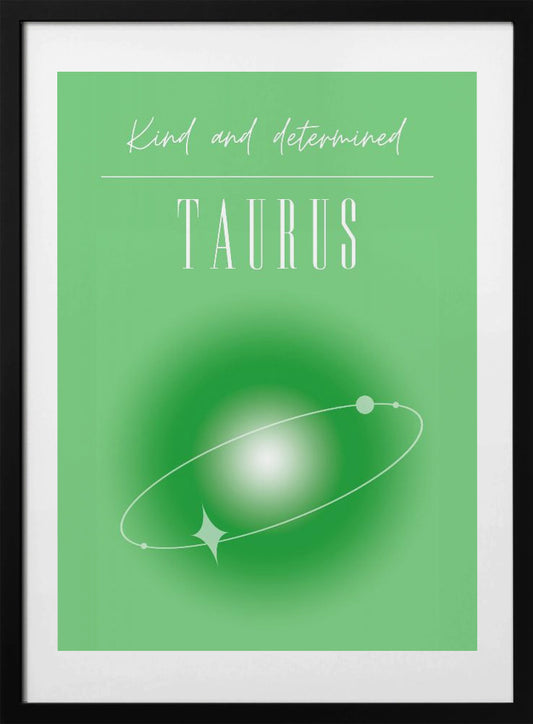 Taurus Zodiac Print Art - Art Print by Amélie