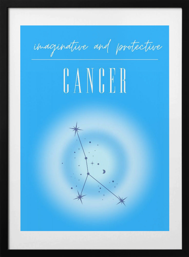 Cancer Zodiac Print Art - Art Print by Amélie