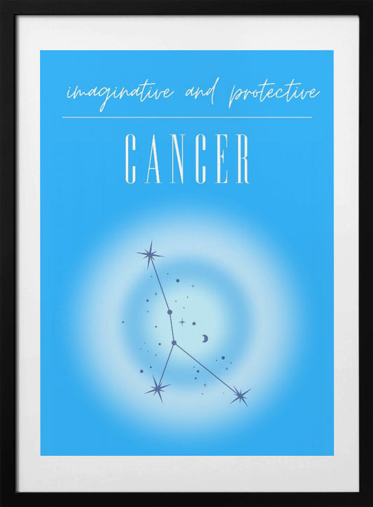 Cancer Zodiac Print Art - Art Print by Amélie